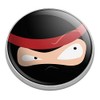 GRAPHICS & MORE Ninja Face Head Funny Golfing Premium Metal