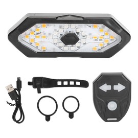 Remote Control Bike Tail Light Battery Powered Remote Control USB Rechargeable Safety Warning Bike Rear Light for Wheelchair