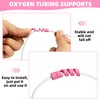 10 Pack Oxygen Tube Support Crimp Straightener for Portable Oxygen