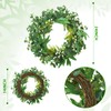 WGXX 24Inch Artificial Eucalyptus Berry Wreath Spring Summer Wreaths for