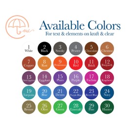 60ct - Kraft Invite Return Address Labels (#345-KR)