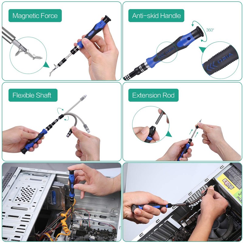 ORIA Precision Screwdriver Set, 86 in 1 with 57 Bits