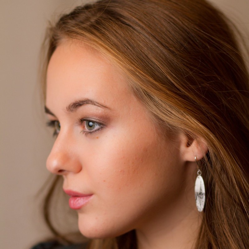 Kreativ Avantgarde Stadtblick Ohrringe Hängend Schmuck für Damen (Stil 14
