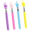 QISANKEE 4 Pcs Telescopic Teachers Pointer, Extendable Hand Pointer Finger