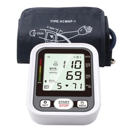 Blood Pressure Monitor Automatic LCD Display Home Use Upper Arm Digital Sphygmomanometer No Voice Function