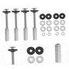 Gadpiparty 4pcs Toilet Tank Screw Durable Fixing Bolts with Washers