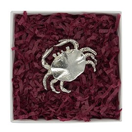 Beautiful Crab Figurine Handcast in Fine Pewter by William Sturt
