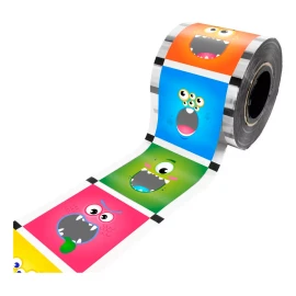 Dilitools Rollo Film Plástico 2kg Con Diseño Para Sellar Vasos Tapioca