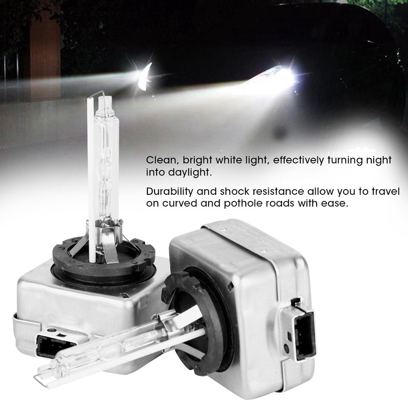 2pc D1S 12V 6000K 35W Xenon Bright White Bulb Replacement