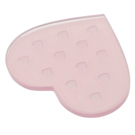 OHPHCALL Eyelash Extension Supplies Heart Shape Lash Plates Glass Lash Grafting Tool