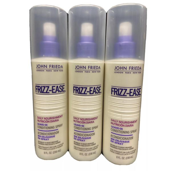 3 john frieda frizz-ease care daily nourishment leave-in conditioning spray