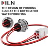 FILN 1Pcs 185 Symbols 22mm Stainless Momentary Pushbutton Switch 1NO