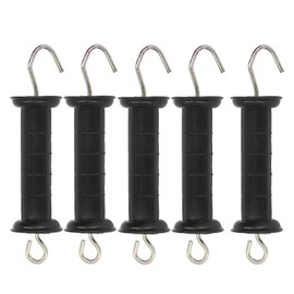 Ausla Pack of 5 Gate Handles, Electric Fence Gate Handles, Insulated Pasture Fence Gate Break Handles, Spring Tension for Fences, Easy to Grip