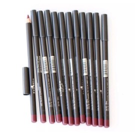 12 pcs 1057 BLACK CURRANT Italia Deluxe Ultra Fine LIP Liner Lipliner Pencil