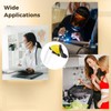 OMISTAR 4 Pcs Safety Face Shields, Full Face Protection Transparent