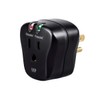 Monoprice 115877 1 Outlet Portable Mini Power Surge Protector Wall