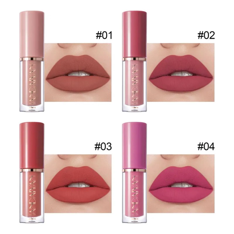 Set De 12 Unidades De Pintalabios Líquidos Matte Shimmer