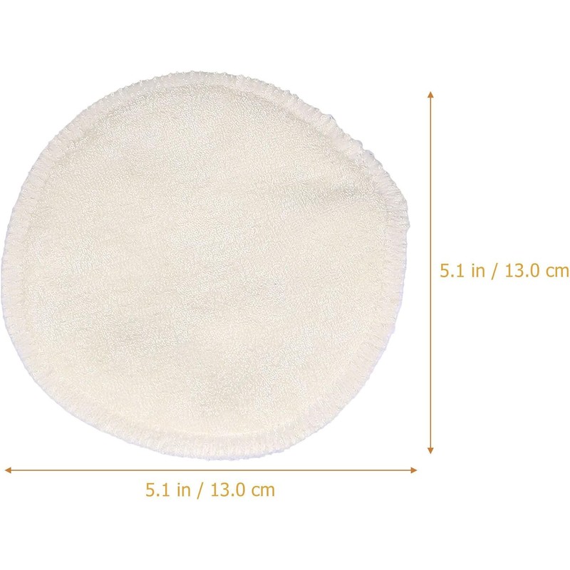 Alasum Almohadillas Antigalactorrea Lavables de Fibra de Bambú Juego de