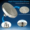 Nuodan High Pressure Rain Shower Head with 11'' Extension Arm
