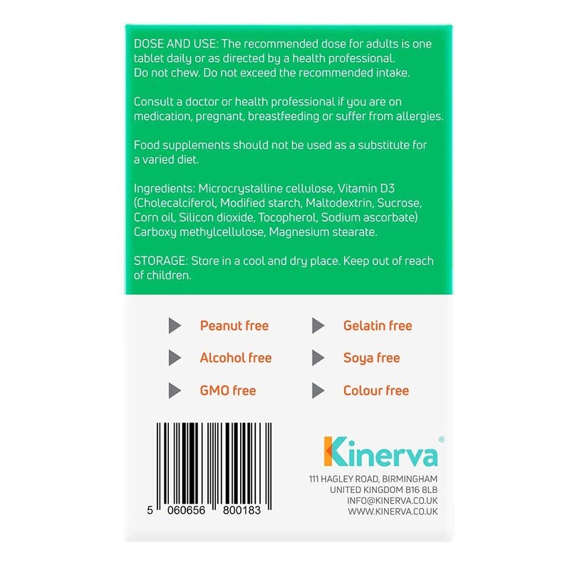 Vitamin D3 Tablets 2000iu 3 Month Supply - Premium Grade