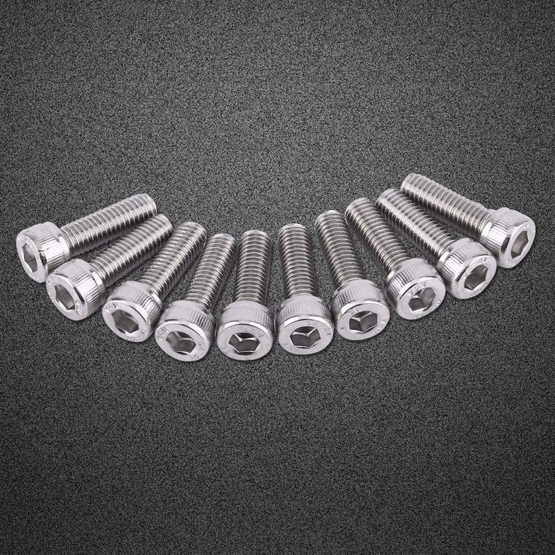 Bolts, 160pcs Stainless Steel SS304 Hex Socket M5 Screws Bolts