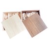 BEIJIGUANG Wooden Gift Box with Sliding Lid, Discreet Sliding Lid,