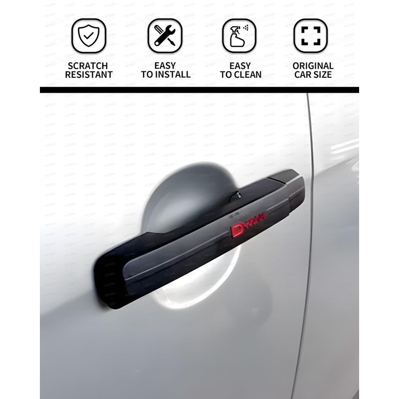 JHCHAN Door Handle Protector for Isuzu D-Max | 2017-2020 Isuzu