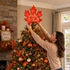 Fall Tree Topper Hello Fall Maple Leaf Tree Top Decor