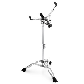 EASTROCK Snare Drum Stand Upgraded Height Adjustable with Drum Bracket Double Braced, Fit 10-14 Inches Dia Snare Drum Base Height Adjust From 14.5 inch to 22.4 inch
