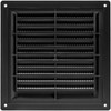 HVAC OV 4 x 4 Inch (Duct Opening Size) Black