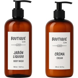 KIT JABN LIQUIDO Y CREMA 250ml LNEA BOUTIQUE AMENIDADES HOTELERAS