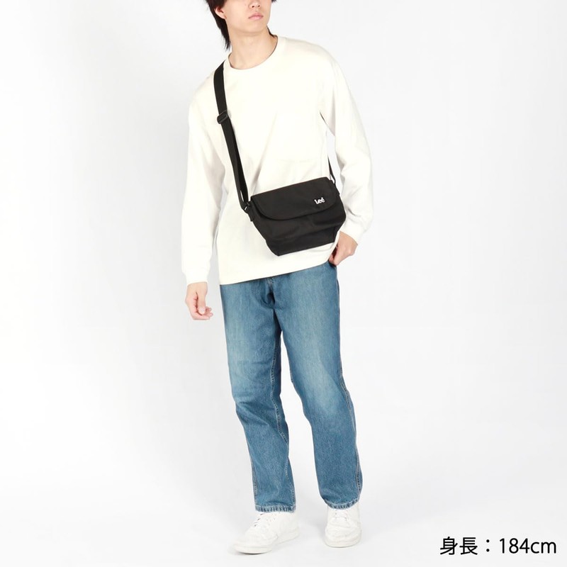 Lee 320-3725 Mini Shoulder Horizontal Flap Box Logo, Trend, Lightweight,