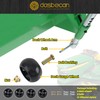 Dasbecan AM125172 Deck Gage Wheels Kit Compatible with John Deere