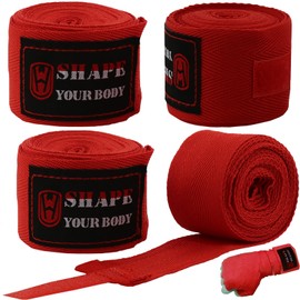OPUEW 2 Pares Vendas para Box, Vendas Box 5 Metros, Elasticidad Perfecta Vendas de Boxeo para Boxing, Muay Thai, Taekwondo, Jiu Jitsu Entrenamiento y Gym