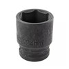 24mm 6-Point Shallow Impact Socket 1/2" Drive CR-V Steel Black
