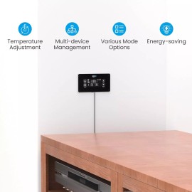 AITECAC 12" USB Quiet Cabinets Cooling Fan System with Thermostat Control for pet Kennel