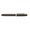 Sheaffer 100 Glossy Black Lacquer with Gold-Tone Fountain Pen with