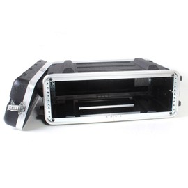19” Rackmount Flight Case, 12” Depth, Stackable, ABS, Aluminum and Steel Construction (3U)