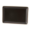 Edgeline Rectangular Plate L, Black