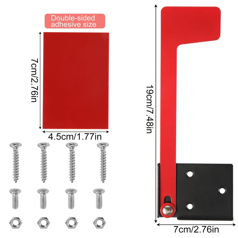 NQEUEPN Red Mailbox Flag, Professional Replacement Flag for Mailbox, No