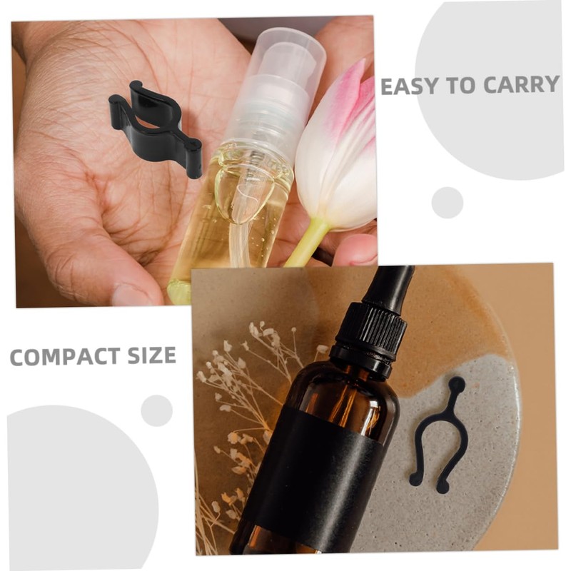 OUNONA 50pcs Portable Pump Lock Clip for Shampoo Bottle Lotion
