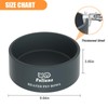 Fuliuna Large Heated Water Bowl, Outdoor Heated Dog Bowl with
