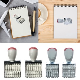 Rubber Stamp Line Date 6 Digit Number Scrapbooking Date Stamp Rotating Stamp Office