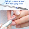 TIESOME 2Pcs 3/32" Nail Drill Bits Set, Professional Tungsten Nail