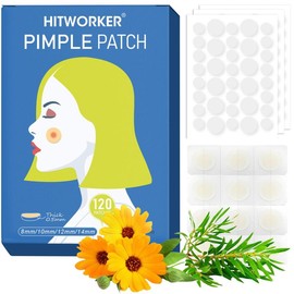 Hitworker Pimple Patch, 120pcs/box Hydrocolloid Acne Cover Sticker, Facial Skin Care Accessories for All Skin Types