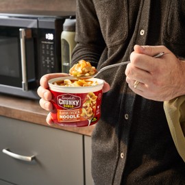 Campbell's Chunky Soup, Classic Chicken Noodle Soup, 15.25 oz Microwavable Bowl