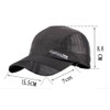 Men's Solid Baseball Hat Cap Mesh Quickly-dry Summer Sun Protection