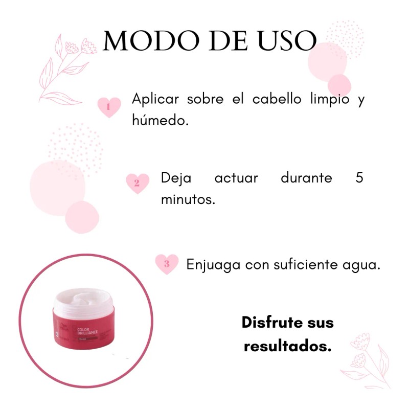 Tratamiento Capilar Para Un Color Vibrante 150ml Wella