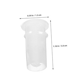 DINHEAROM 100PCS Replacement Squeakers for DIY Repair Lifelike Whistle Sound Inserts for Interactive Pet Plush Dolls Crafts Shoes Easy to Use Noise Maker for Dogs