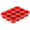 Vodolo 12-Cup Silicone Professional Non-Stick Popover Pans for Muffins, Brownies